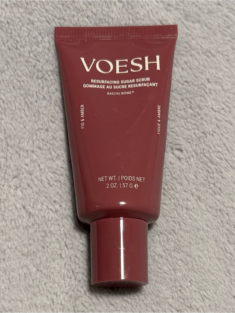 5/$25 🎆 NEW Voesh Resurfacing Sugar Scrub mini in Fig & Amber 2 oz